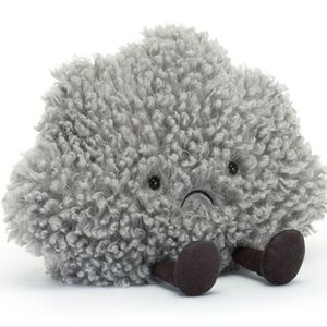 Jellycat Amuseable Storm 🌩 Cloud 9.1x10x4.3" Soft and Plush NWT